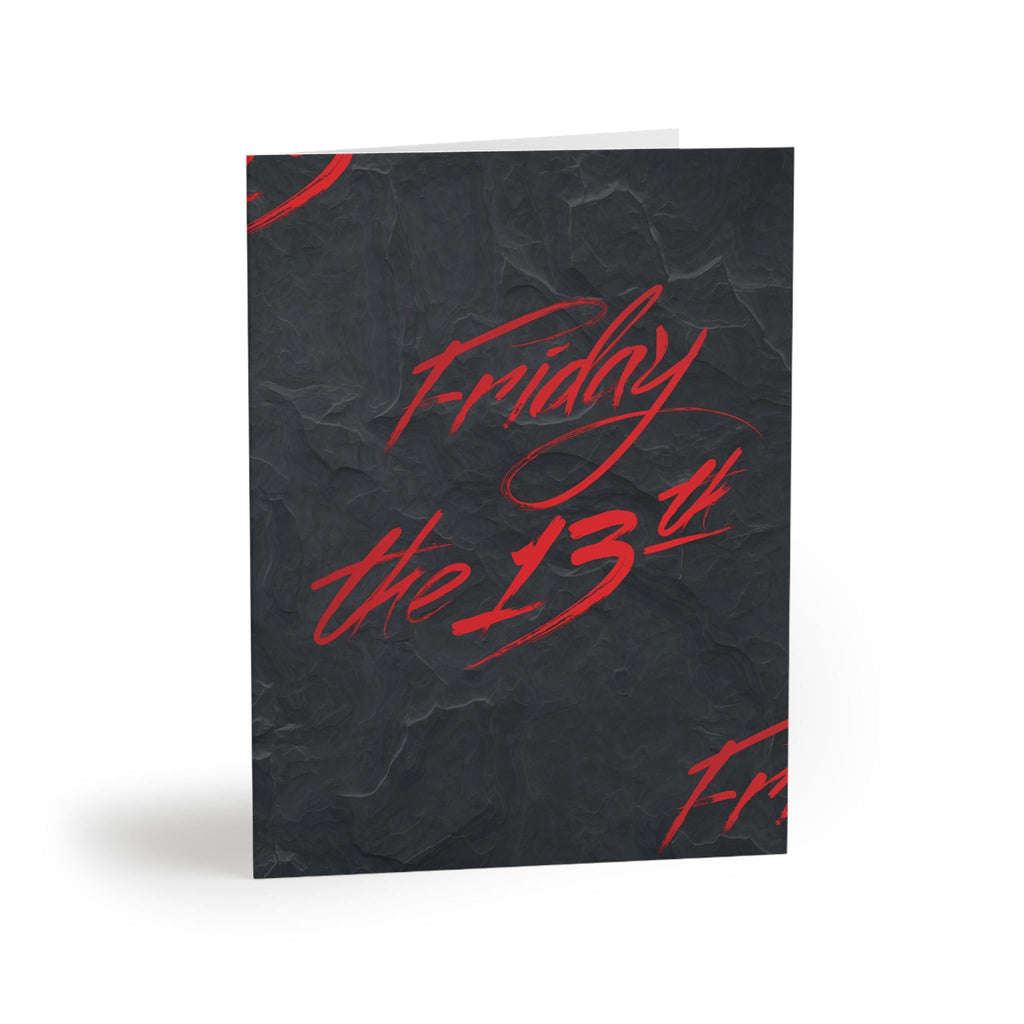 Greeting Cards, Friday the 13th Greeting Card Set, Spooky Occasion Stationery, Halloween Cards, Horror Movie Lover Gift, Creepy Notecards,