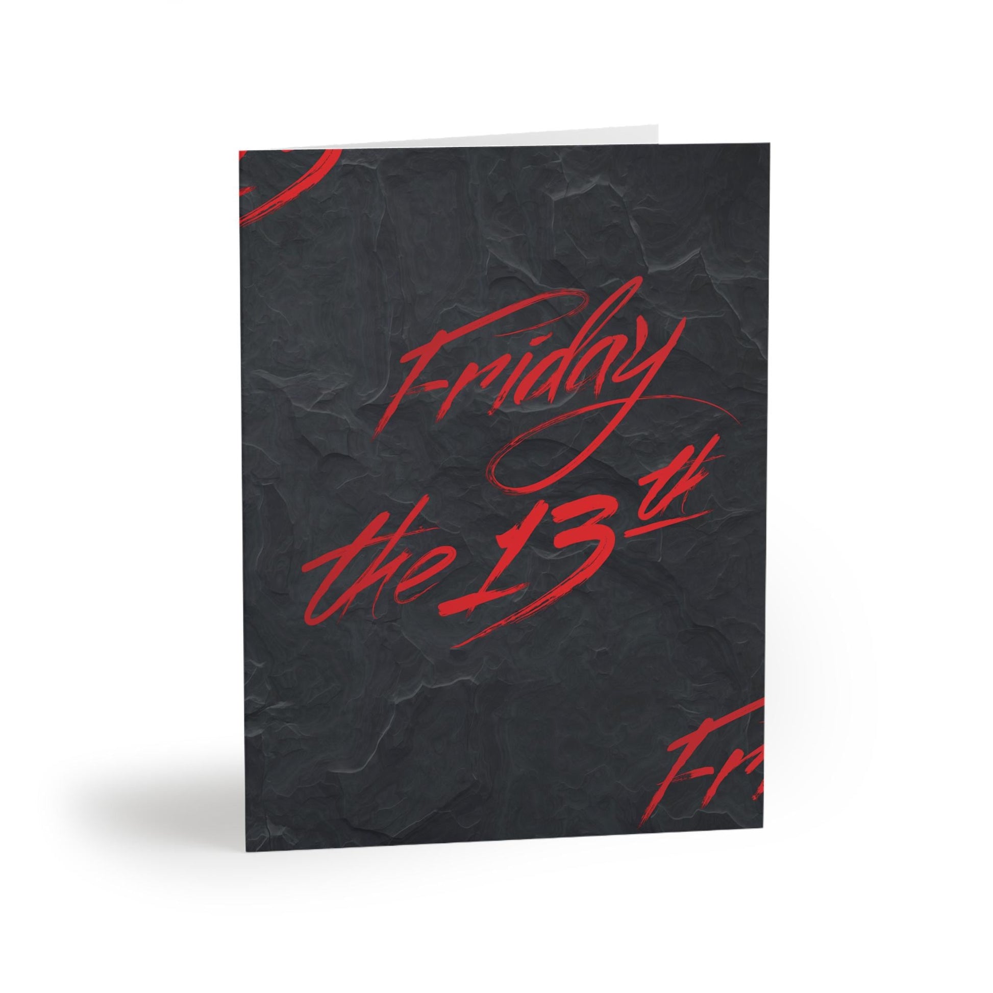 Greeting Cards, Friday the 13th Greeting Card Set, Spooky Occasion Stationery, Halloween Cards, Horror Movie Lover Gift, Creepy Notecards,